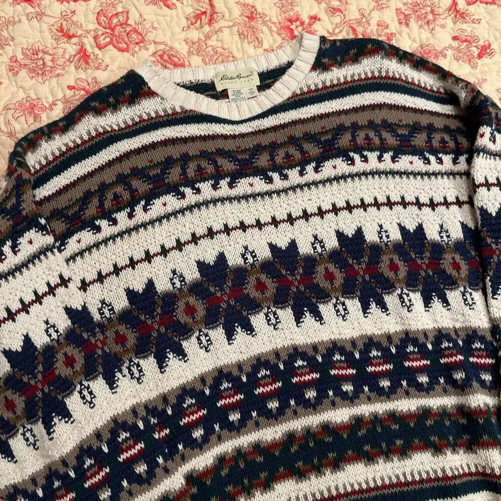 Eddie-bauer Men's multi Jumper - Picture 2 of 4